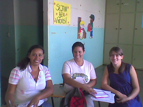 Fundadoras do Projeto: Juliana, Nice e Elisama